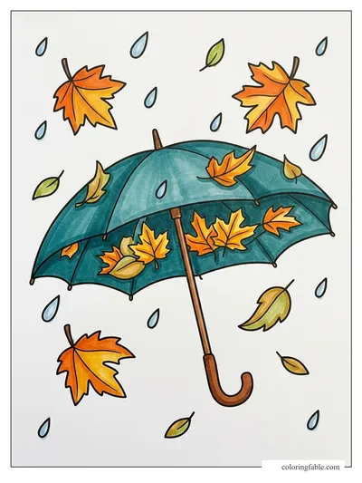 Colored example of this coloring page