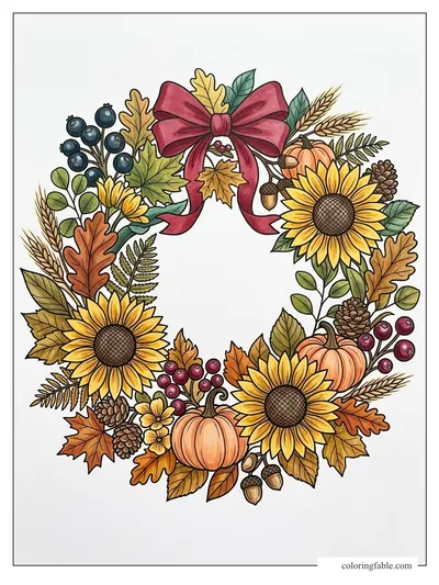 Colored example of this coloring page