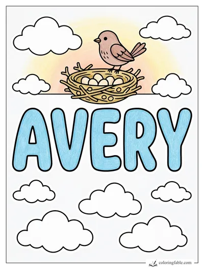 Colored example of this coloring page