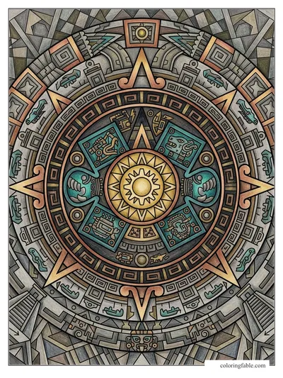 Colored example of this coloring page