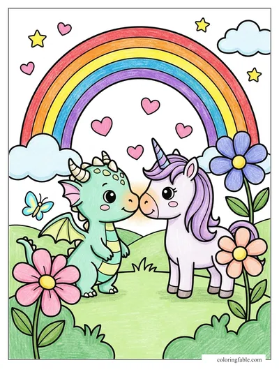 Colored example of this coloring page