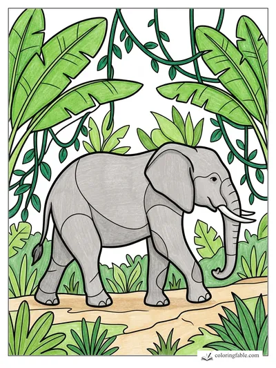 Colored example of this coloring page