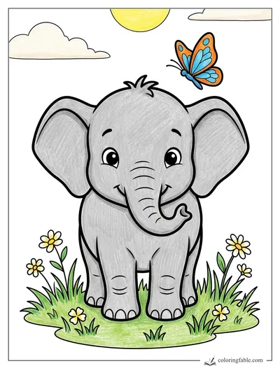 Colored example of this coloring page