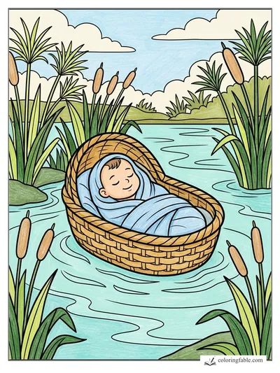 Colored example of this coloring page