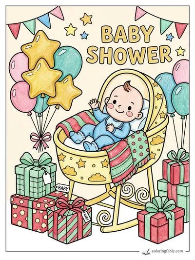 Colored example of this coloring page