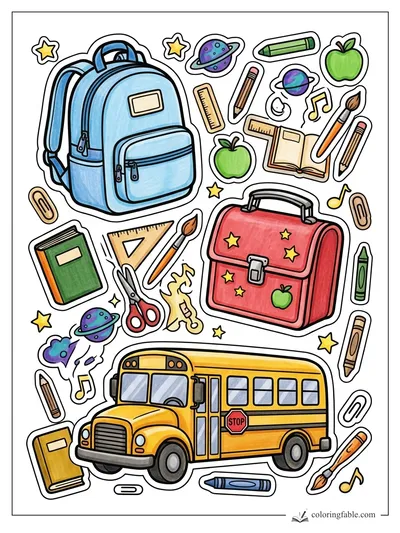 Colored example of this coloring page