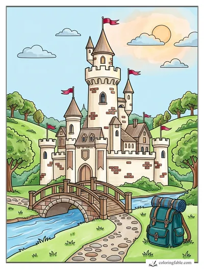 Colored example of this coloring page