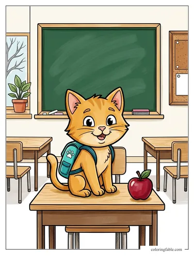 Colored example of this coloring page