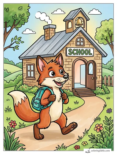 Colored example of this coloring page