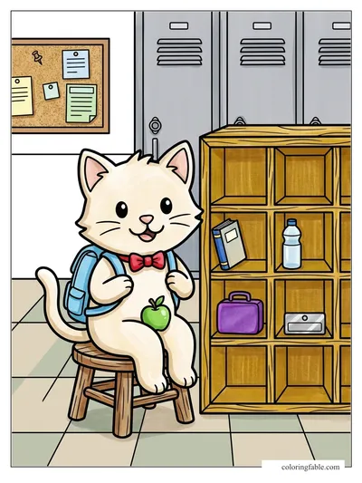 Colored example of this coloring page