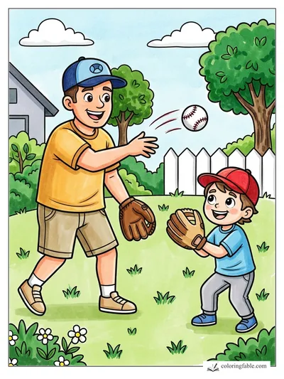 Colored example of this coloring page
