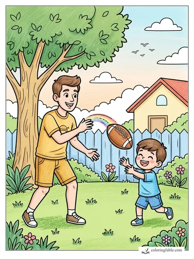 Colored example of this coloring page