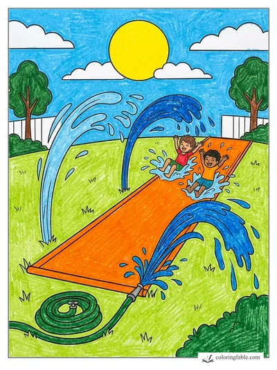 Colored example of this coloring page