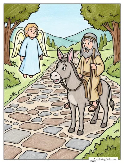 Colored example of this coloring page