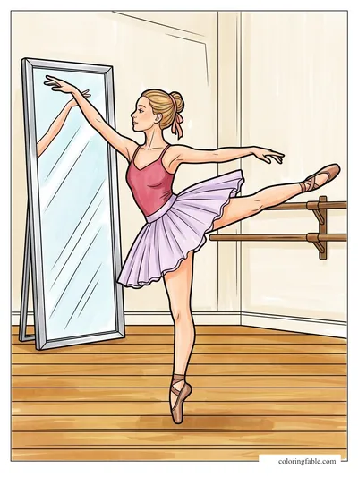 Colored example of this coloring page