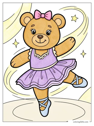 Colored example of this coloring page