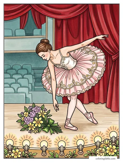 Colored example of this coloring page