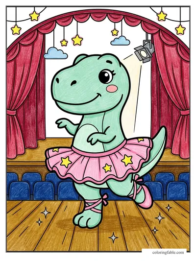 Colored example of this coloring page