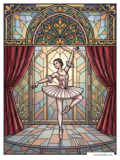 Colored example of this coloring page