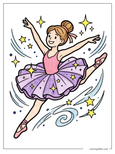 Colored example of this coloring page