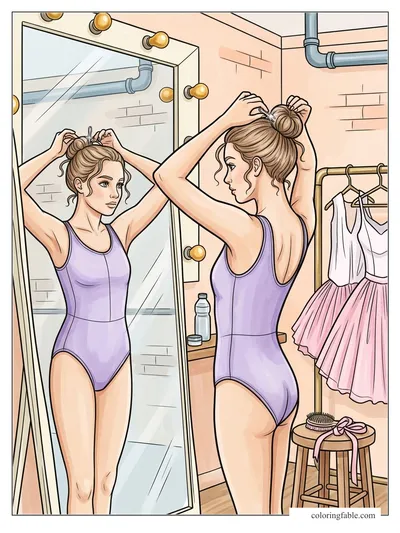 Colored example of this coloring page