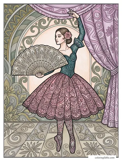 Colored example of this coloring page