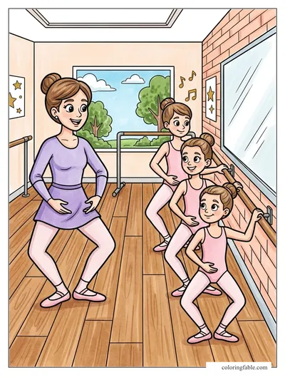 Colored example of this coloring page