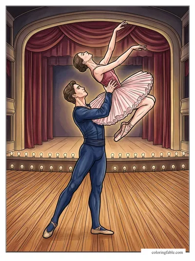 Colored example of this coloring page