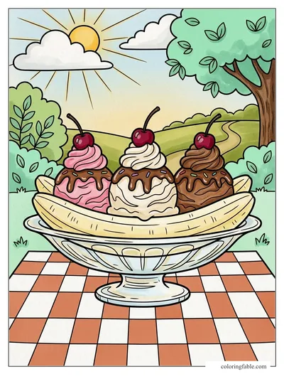 Colored example of this coloring page