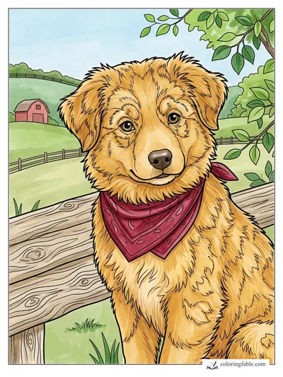 Colored example of this coloring page