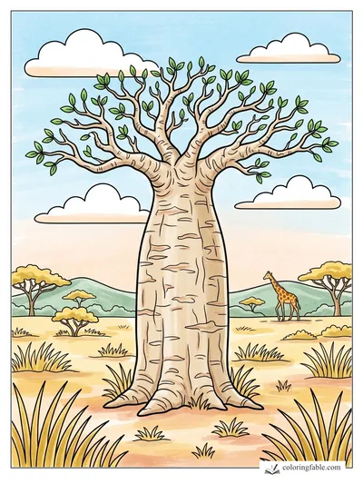 Colored example of this coloring page