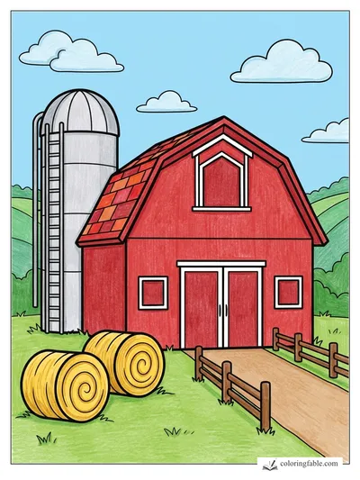 Colored example of this coloring page