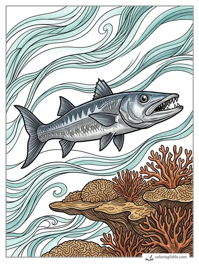 Colored example of this coloring page