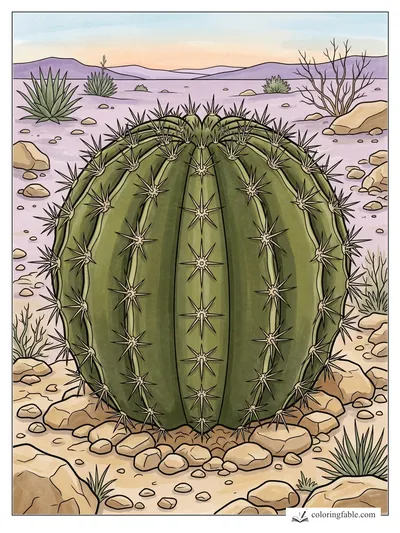 Colored example of this coloring page