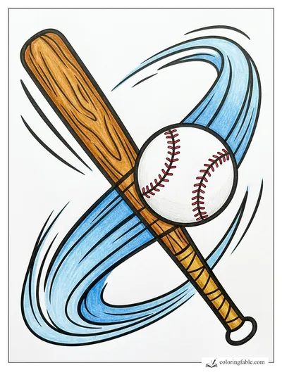 Colored example of this coloring page