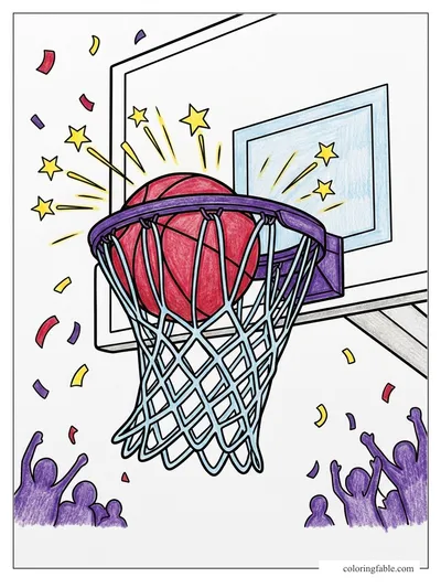 Colored example of this coloring page