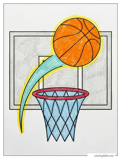 Colored example of this coloring page