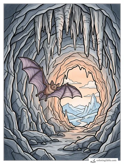 Colored example of this coloring page