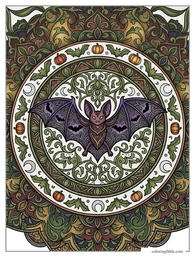 Colored example of this coloring page