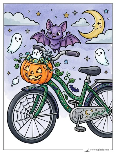 Colored example of this coloring page