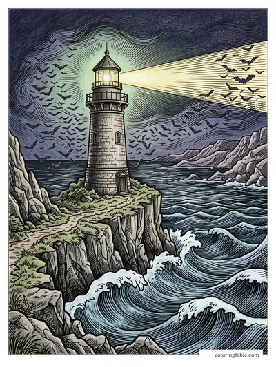 Colored example of this coloring page