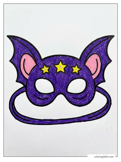 Colored example of this coloring page