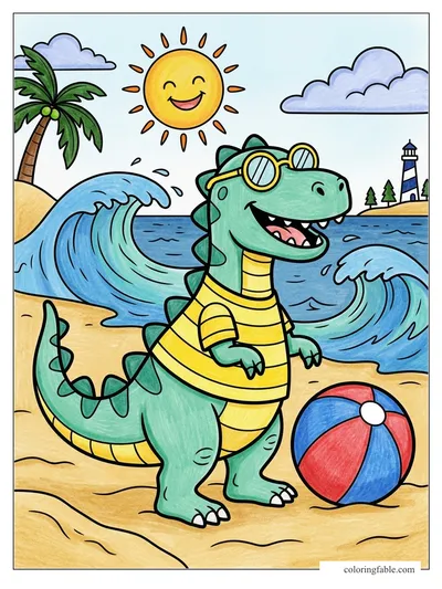 Colored example of this coloring page