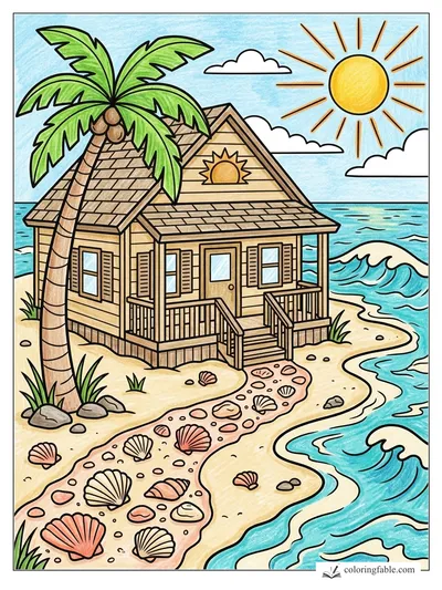 Colored example of this coloring page