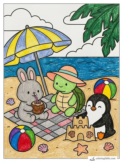 Colored example of this coloring page