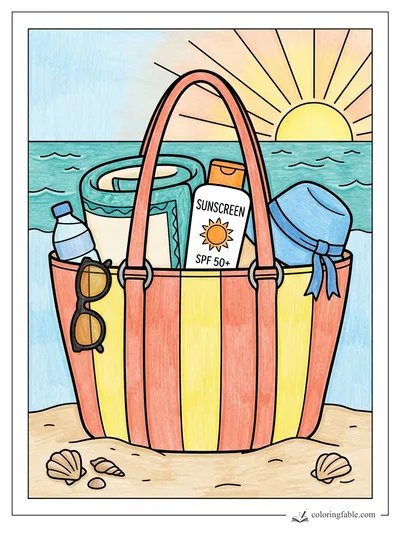 Colored example of this coloring page