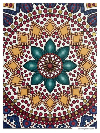 Colored example of this coloring page