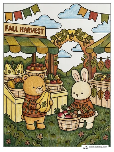 Colored example of this coloring page