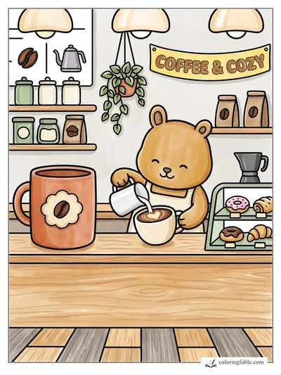 Colored example of this coloring page