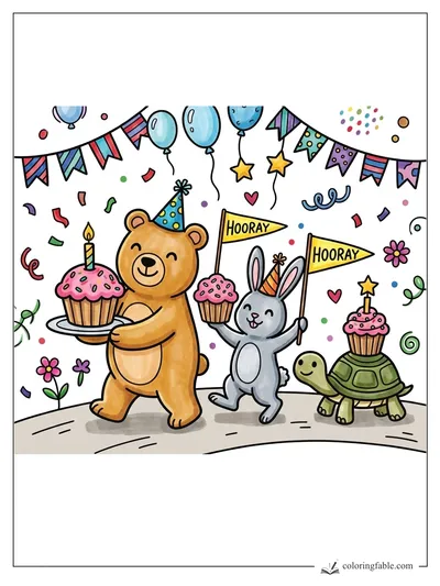 Colored example of this coloring page